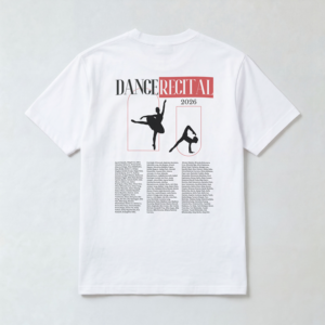 Alternative view of 2026 Recital Dancers White T-shirt