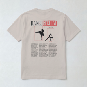 Alternative view of 2026 Recital Dancers Cream T-shirt