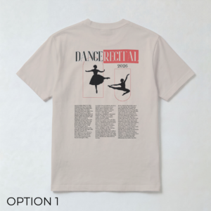 2026 Recital Dancers Cream T-shirt