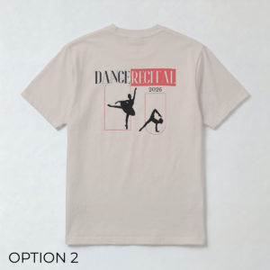 Alternative view of 2026 Recital Cream T-shirt